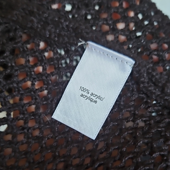 Maurices Black Open-Knit Cardigan - Picture 5 of 9